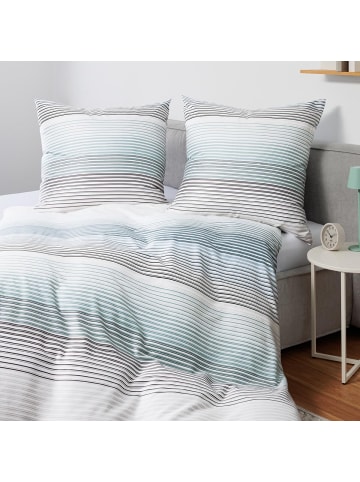 Janine Bettwäsche J.D. 87113 in silber blau