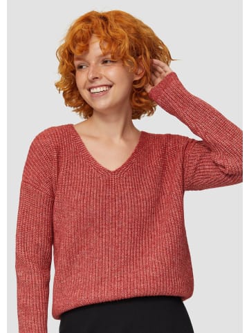 QS Strickpullover langarm in Rot