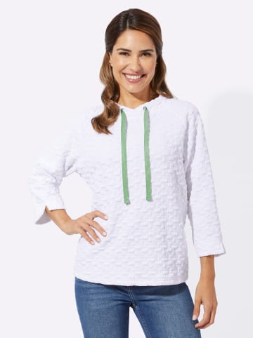 Sieh an! Sweatshirt in weiß