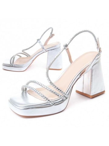 Montevita Sandalen mit Absatz, Festsand5 in Silber