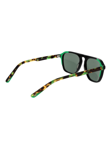 Funky Buddha Männer Sonnenbrille Rechtwinklig Schwarz