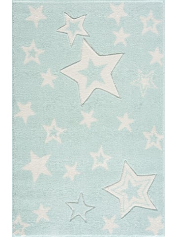 Livone Kinderteppich STARLIGHT in mint/weiß