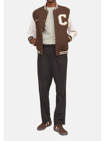 Jack & Jones T-Shirt Star JJ in Weiß / beige / dunkelblau