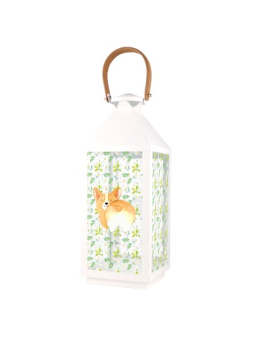 Mr. & Mrs. Panda Laterne Corgi Po ohne Spruch in Transparent