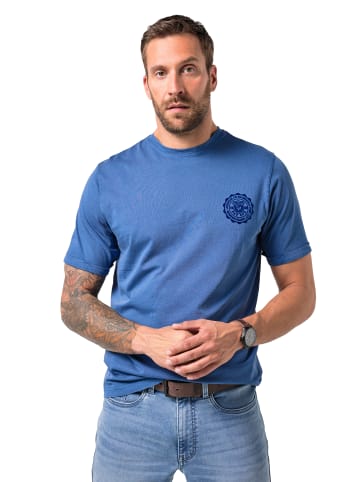 JP1880 Kurzarm T-Shirt in jeans blau