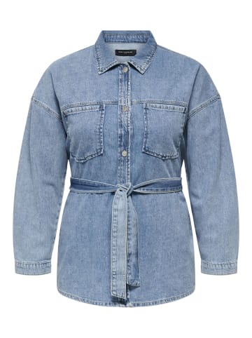 ONLY Carmakoma Jeansjacke in Light Blue Denim