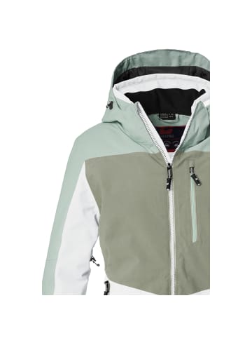 Killtec Funktionsjacke mit abzippbarer Kapuze in Weiß951