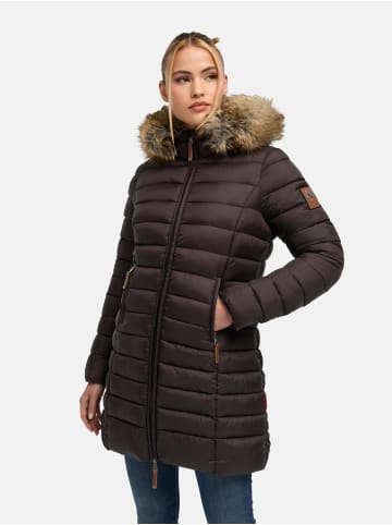 Marikoo Steppmantel Rose-Stepp in Choco