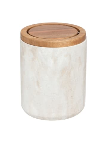 5five Simply Smart Müllbehälter COME, 1,5 l in Beige, Ø 11,9 x 15,8 cm