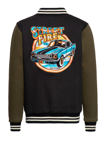 King Kerosin King Kerosin College Jacke Street Fire in grün