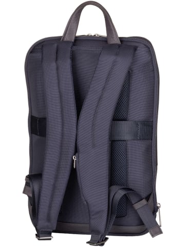 Piquadro Rucksack / Backpack Brief Slim Laptop Backpack 6384 in Blu