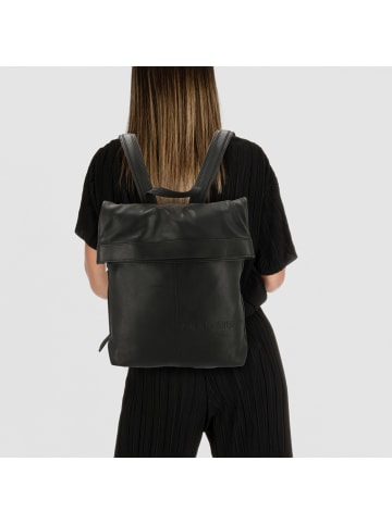 LIEBESKIND BERLIN Elvira Daypack Leder 66 cm Laptopfach in black