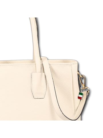 Florence Florence Handtasche Leder beige ca. 35cm