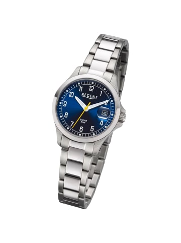 Regent Analog-Armbanduhr Regent Metallarmband silber klein (ca. 29mm)