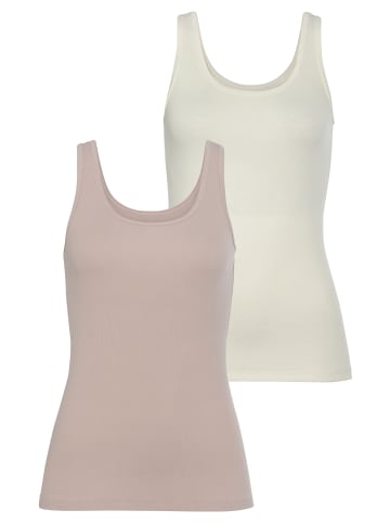 Vivance Unterhemd in rose, creme