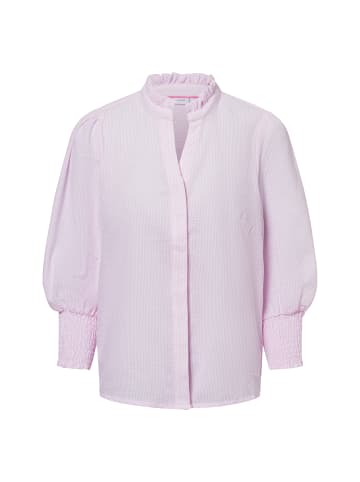 NÜMPH Bluse Nujane in rosa weiß