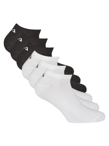 Fila Socken 6er Pack in Schwarz/Weiß