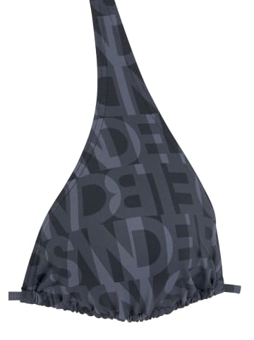 ELBSAND Triangel-Bikini-Top in schwarz