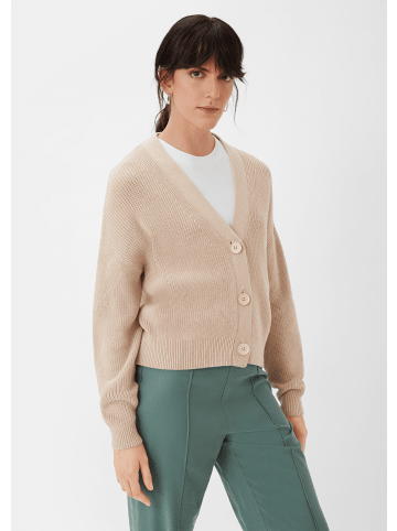 comma CI Strickjacke langarm in Braun