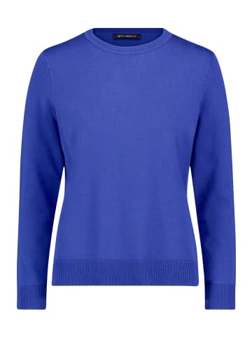 Betty Barclay Basic-Strickpullover mit Rundhalsausschnitt in Electric Blue