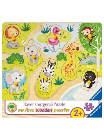 Ravensburger Ravensburger Kinderpuzzle - 03687 Unterwegs im Zoo - my first wooden puzzle...