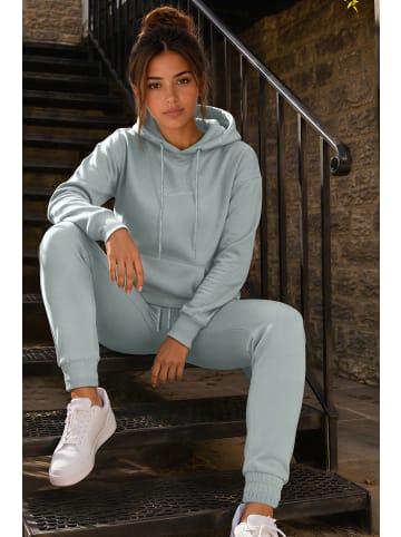Reichstadt Damen Relaxed Fit Hoodie Marken-Stick in Grey