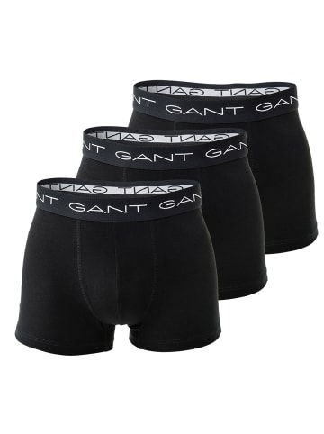 Gant Boxershort 3er Pack in Schwarz