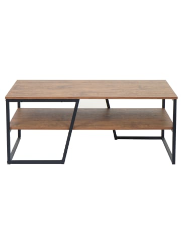 MCW Couchtisch A27 Ablage Metall 3D-Struktur