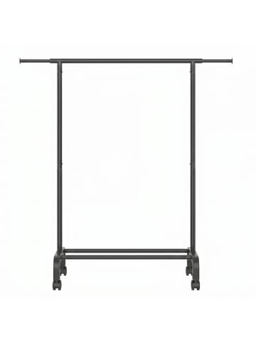 SONGMICS Kleiderständer Pataye in Schwarz - (B)40 x (H)156 x (T)120 cm