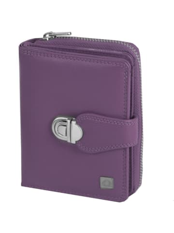 Greenburry Spongy Geldbörse Leder 9 cm in purple