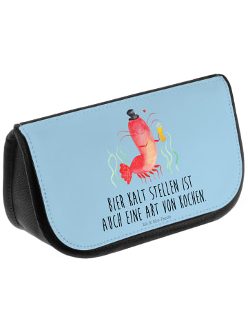 Mr. & Mrs. Panda Aufbewahrungstasche Hummer Weizen mit Spruch in Blau Pastell