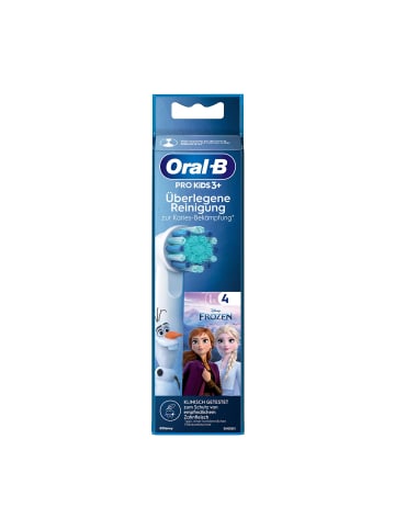 Oral-B 4 er-Set Aufsteckbürsten Pro Kids Spiderman, 4 Stück in Blau