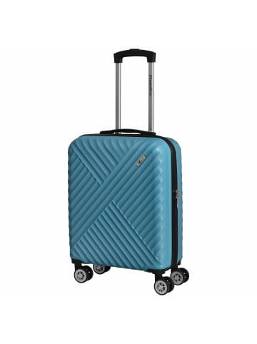 Paradise by CHECK.IN Kingston - 4-Rollen-Kabinentrolley 55 cm (lila) in türkis