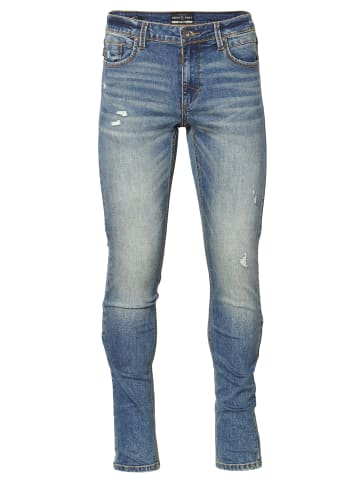 KOROSHI Jeans Slim Fit in blau