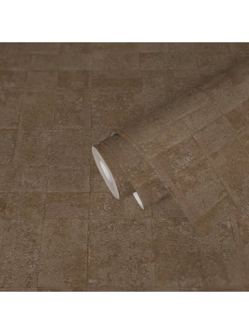 A.S. Création Tapete Desert Tiles in Sandstein