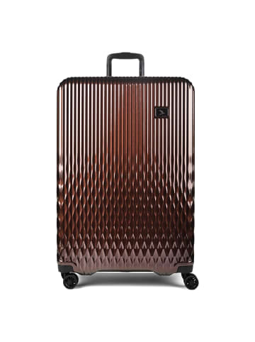 Pack Easy Flow 4 Rollen Trolley L 75 cm mit Dehnfalte mocca