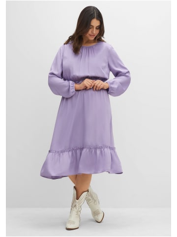 sheego Midikleid in pastelllila