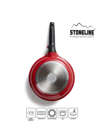 Stoneline Imagination PLUS Pfannen-Set 6-teilig in Rot