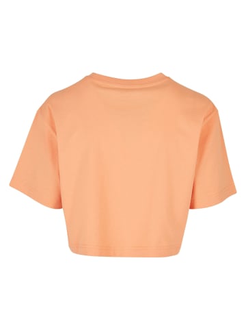 Urban Classics Cropped T-Shirts in papaya