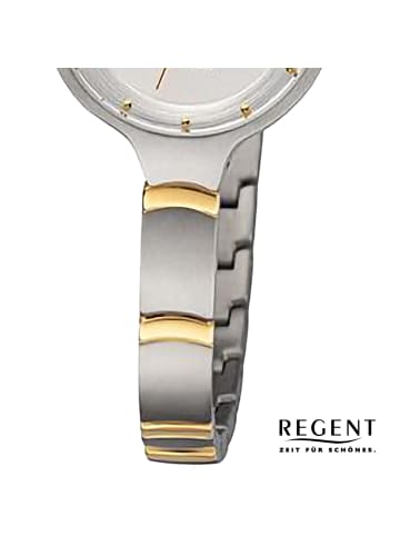 Regent Analog-Armbanduhr Regent Metallarmband silber, gold klein (ca. 26mm)