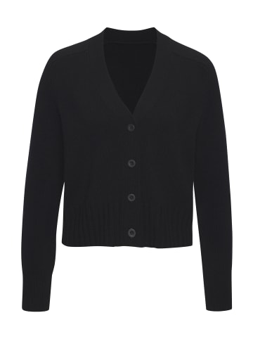 LASCANA Strickjacke in schwarz