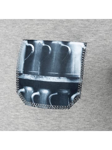 Wiesnkönig T-Shirt Bierkrug K20 in Hellgrau