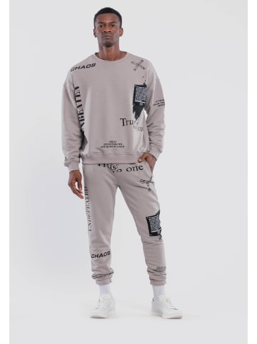 Jogginganzug mit Schriftzügen in ASHCOLOR