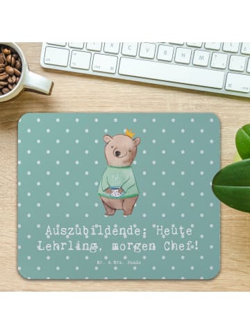 Mr. & Mrs. Panda Mauspad Auszubildende Chef mit Spruch in Meeresbrise