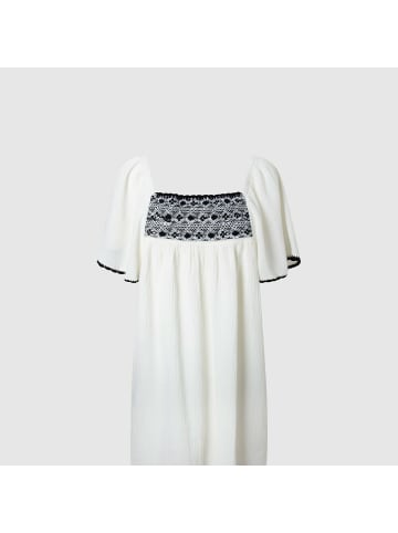 Pepe Jeans Kleid in Beige/Blau