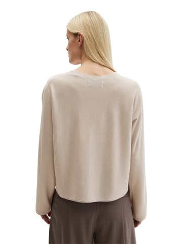 Marc O'Polo V-Neck-Pullover oversize in Linen Beige