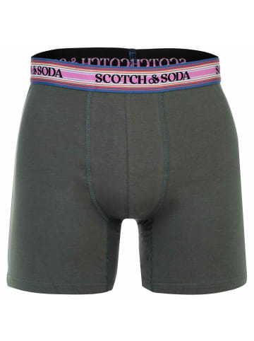 Scotch & Soda Boxershort 3er Pack in Schwarz/Grün