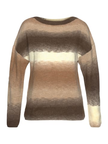 Vivance Strickpullover in braun-beige