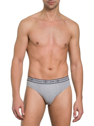 Haasis Bodywear 3er-Set: Slip in graumeliert