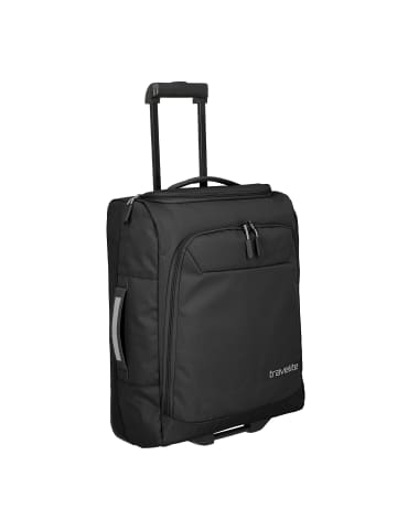 travelite Kick Off 2 Rollen Kabinentrolley 55 cm in schwarz